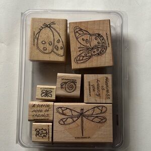 Stampin’ Up Winged Things Wood Stamp Set
